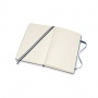 MOLESKINE Classic L Notebook (13x21cm), plain, hard cover, sapphire blue, 400 pages, blue
