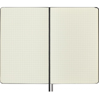 Notes MOLESKINE Classic L (13x21cm) w kratkę, twarda oprawa, 400 stron, czarny, Notatniki, Zeszyty i bloki