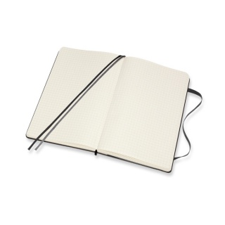 Notes MOLESKINE Classic L (13x21cm) w kratkę, twarda oprawa, 400 stron, czarny, Notatniki, Zeszyty i bloki