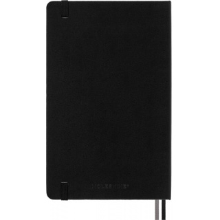 Notes MOLESKINE Classic L (13x21cm) w kratkę, twarda oprawa, 400 stron, czarny, Notatniki, Zeszyty i bloki