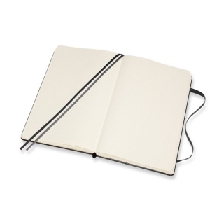 Notes MOLESKINE Classic L (13x21cm) w kropki, twarda oprawa, 400 stron, czarny, Notatniki, Zeszyty i bloki