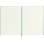 Notes MOLESKINE Classic XL (19x25 cm) w linie, twarda oprawa, reef blue, 192 strony, niebieski, Notatniki, Zeszyty i bloki