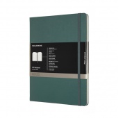 Notes MOLESKINE PROFESSIONAL XL (19x25 cm), forest green, twarda oprawa, 192 strony, zielony, Notatniki, Zeszyty i bloki