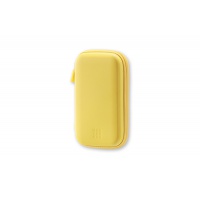 MOLESKINE S case closed with a hay zipper, yellow
