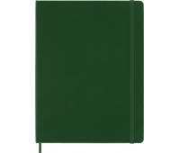 MOLESKINE Classic XL Notebook (19x25cm), squared, hard cover, myrtle green, 192 pages, green