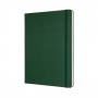 MOLESKINE Classic XL Notebook (19x25cm), squared, hard cover, myrtle green, 192 pages, green