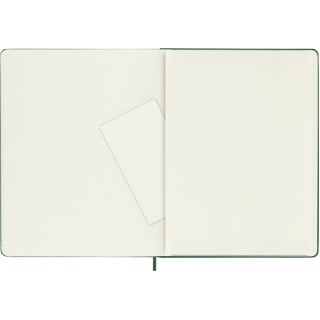 Notes MOLESKINE Classic XL (19x25cm) w kratkę, twarda oprawa, myrtle green, 192 strony, zielony, Notatniki, Zeszyty i bloki