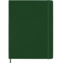 Notes MOLESKINE Classic XL (19x25cm) w linie, twarda oprawa, myrtle green, 192 strony, zielony, Notatniki, Zeszyty i bloki