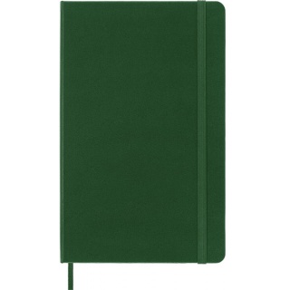 Notes MOLESKINE Classic L (13x21cm) w linie, twarda oprawa, myrtle green, 240 stron, zielony, Notatniki, Zeszyty i bloki