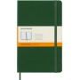 Notes MOLESKINE Classic L (13x21cm) w linie, twarda oprawa, myrtle green, 240 stron, zielony, Notatniki, Zeszyty i bloki