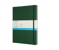 MOLESKINE Classic XL Notebook (19x25cm), dotted, hard cover, myrtle green, 192 pages, green