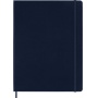 Notes MOLESKINE Classic XL (19x25cm) w linie, twarda oprawa, sapphire blue, 192 strony, niebieski, Notatniki, Zeszyty i bloki