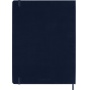 MOLESKINE Classic XL Notebook (19x25cm), ruled, hard cover, sapphire blue, 192 pages, blue