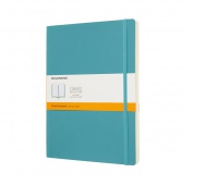 MOLESKINE Classic XL Notebook (19x25cm), ruled, soft cover, reef blue, 192 pages, blue