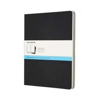 Zestaw 3 Zeszytów MOLESKINE Cahier Journals XL (19x25cm) w kropki, 120 stron, czarny, Notatniki, Zeszyty i bloki