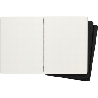 Zestaw 3 Zeszytów MOLESKINE Cahier Journals XL (19x25cm) w kropki, 120 stron, czarny, Notatniki, Zeszyty i bloki
