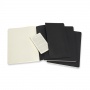 MOLESKINE Set of 3 Cahier Notebooks XL (19x25cm), dotted, 120 pages, black