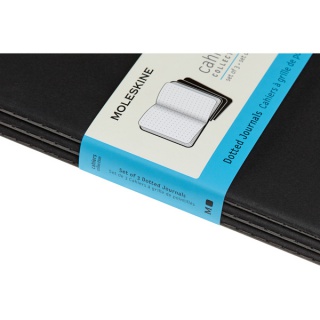 Zestaw 3 Zeszytów MOLESKINE Cahier Journals XL (19x25cm) w kropki, 120 stron, czarny, Notatniki, Zeszyty i bloki