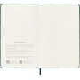 MOLESKINE limited edition notebook Velvet L (13x21 cm) ruled, BOX, green