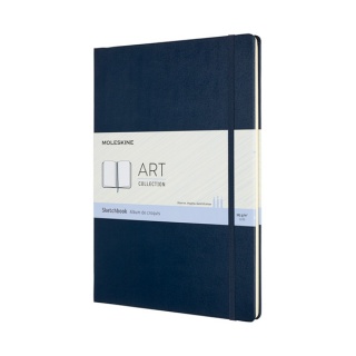 Szkicownik MOLESKINE A4 (21x29,7 cm), sapphire blue, 96 stron, niebieski, Notatniki, Zeszyty i bloki