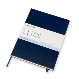 Szkicownik MOLESKINE A4 (21x29,7 cm), sapphire blue, 96 stron, niebieski, Notatniki, Zeszyty i bloki