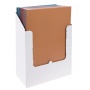 Teczka z gumką OFFICE PRODUCTS Natura, karton/lakier, A4, 300gsm, 3-skrz., mix kolorów, Teczki płaskie, Archiwizacja dokumentów