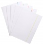 Teczka z gumką OFFICE PRODUCTS, karton, A4, 300gsm, 3-skrz., gumka mix kolorów, biała