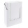 Teczka z gumką OFFICE PRODUCTS, karton, A4, 300gsm, 3-skrz., gumka mix kolorów, biała