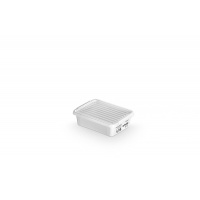 MOXOM storage container, White Line Box, 1.15l, white