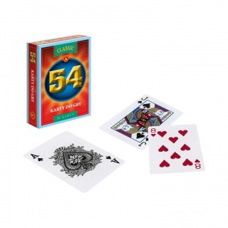 KARTY DO GRY 54 LISTKI 2423/, Karty, Gry
