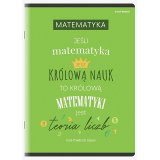 ZESZYT TOP MATEMATYKA A5 60K.KRATKA /10/, Podkategoria, Kategoria