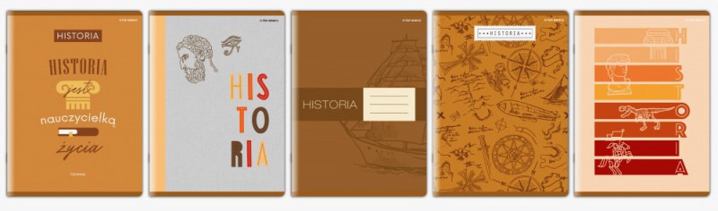 ZESZYT TOP HISTORIA A5 60K.KRATKA /10/, Podkategoria, Kategoria