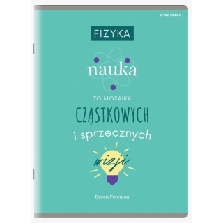 ZESZYT TOP FIZYKA A5 60K.KRATKA /10/, Podkategoria, Kategoria