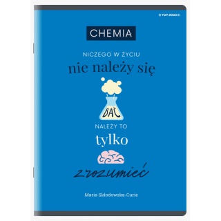 ZESZYT TOP CHEMIA A5 60K.KRATKA /10/, Podkategoria, Kategoria