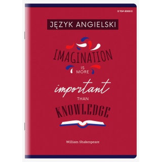 ZESZYT TOP J.ANGIELSKI A5 60K.KRATKA /10/, Podkategoria, Kategoria