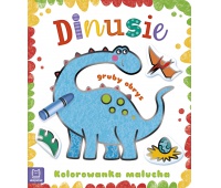 Kolorowanka malucha z grubym obrysem. Dinusie, Podkategoria, Kategoria