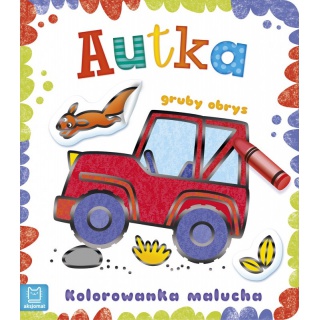 Kolorowanka malucha z grubym obrysem. Autka, Podkategoria, Kategoria