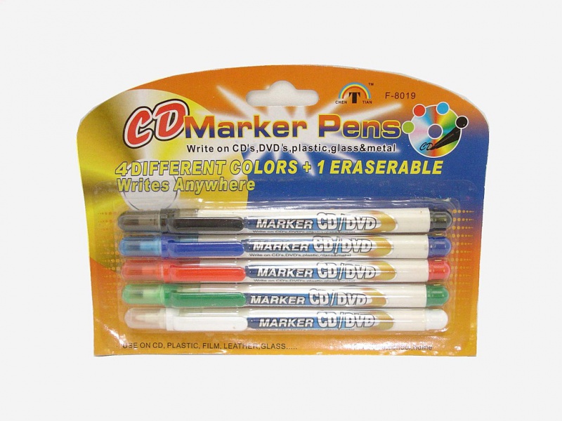 MARKER DO PŁYT CD/DVD 4KOL.+WYMAZYWACZ, Podkategoria, Kategoria