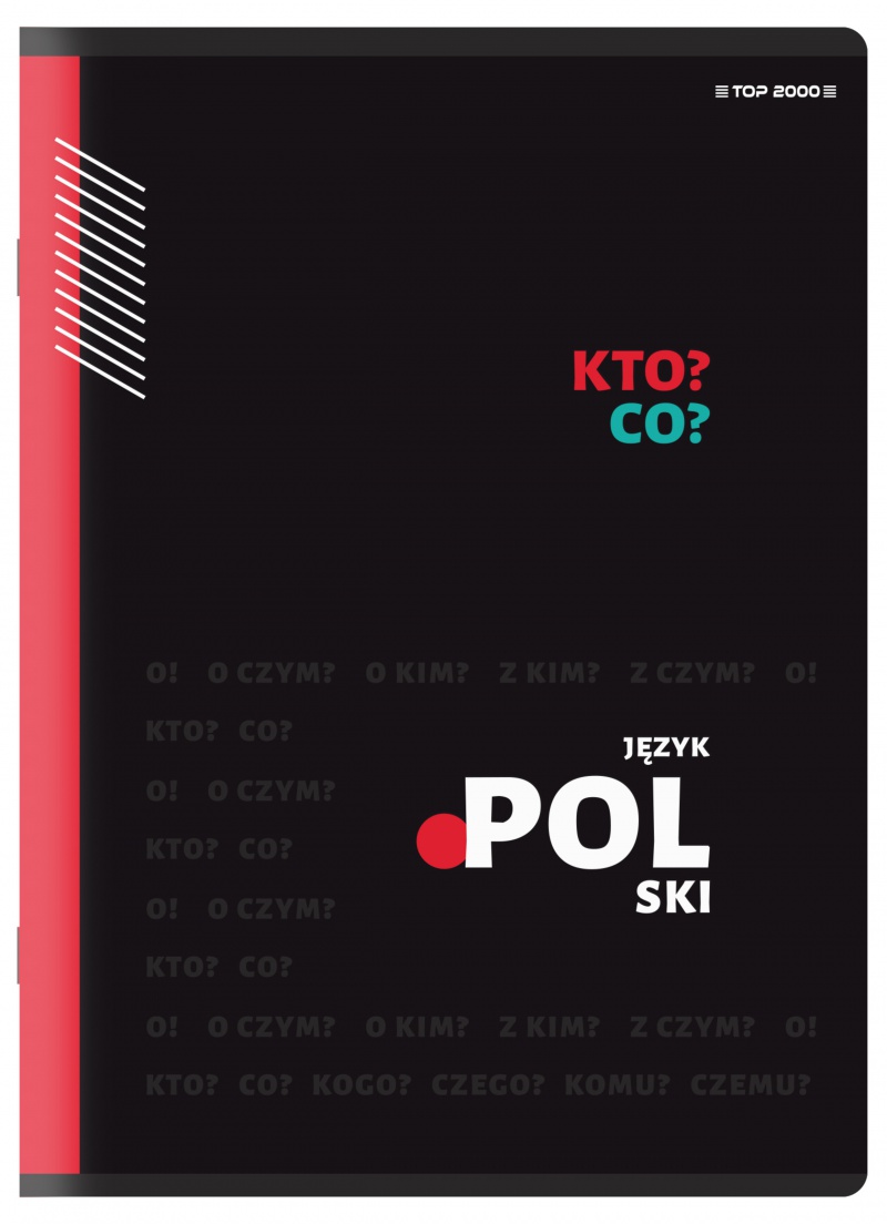 ZESZYT TOP SP J.POLSKI A5 60K.LINIA 10szt., Podkategoria, Kategoria