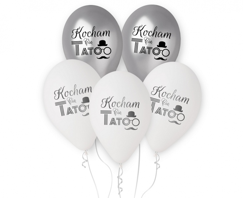 BALONY KOCHAM CIĘ TATO 12" 5SZT., Podkategoria, Kategoria