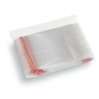 STELLA String bags, 70x110 mm, 100 pcs, transparent