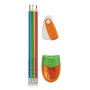 Zestaw szkolny KEYROAD Pencil Set, 5 element&oacute;w, blister, mix kolor&oacute;w, Plastyka, Artykuły szkolne