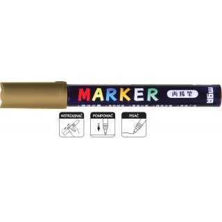 MARKER AKRYLOWY 1-2mm ZŁOTY, Podkategoria, Kategoria