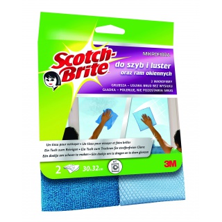 Ścierka z mikrofibry SCOTCH BRITE™ do szyb i luster, 2szt., Promocje, ~ Nagrody