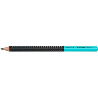 OŁÓWEK JUMBO GRIP TWO TONE CZARNY/TURKUSOWY, Ołówki, Art. do pisania i korygowania