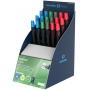 Ballpoint pen display SCHNEIDER Blue Angel, 18pcs, color mix