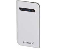 Powerbank, portable charger, Q-CONNECT, 3000 mAh, silver