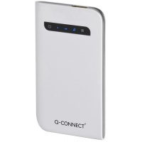 Powerbank, portable charger, Q-CONNECT, 3000 mAh, silver