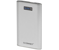Powerbank, portable charger, Q-CONNECT, 5300 mAh, silver
