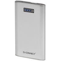 Powerbank, portable charger, Q-CONNECT, 5300 mAh, silver